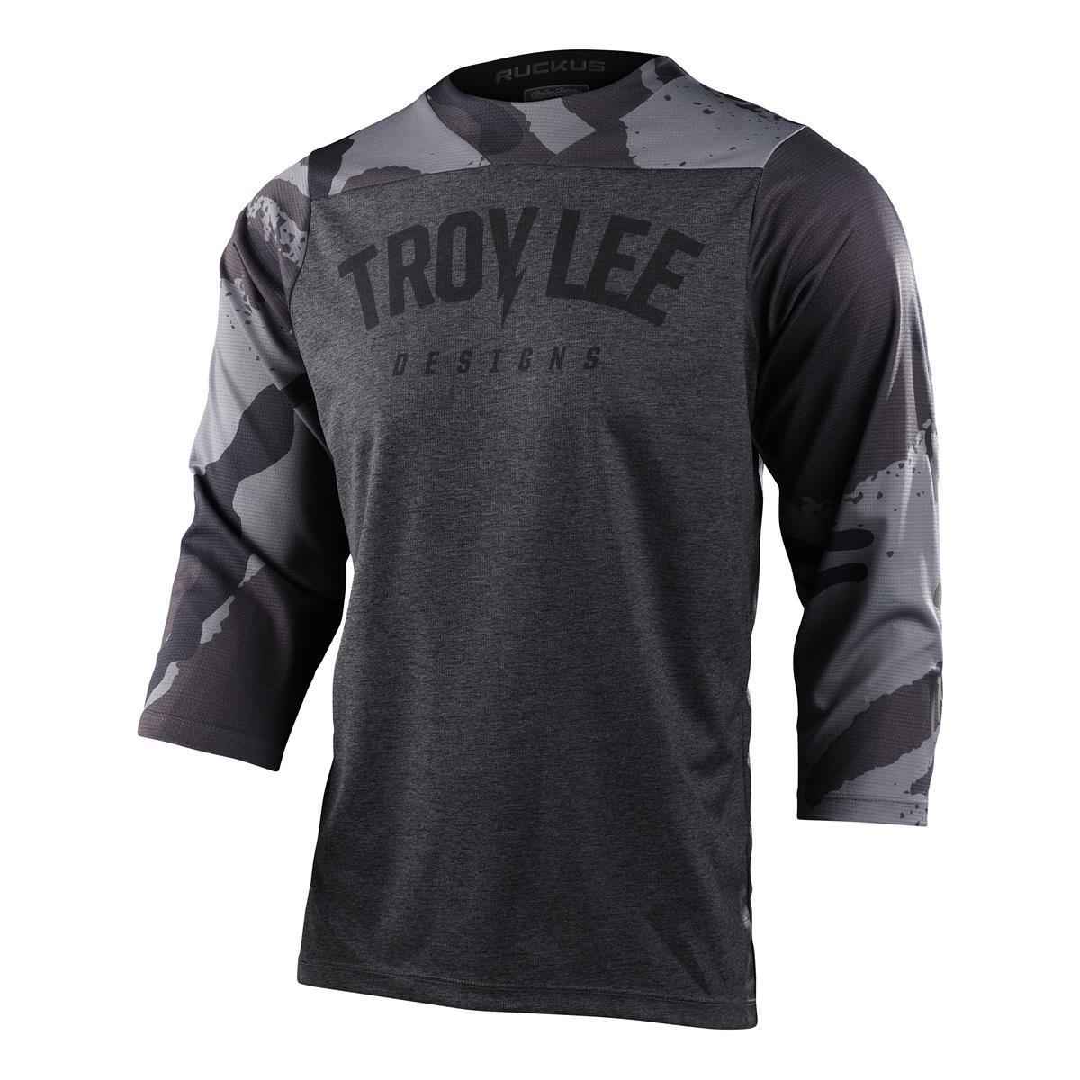 Troy Lee Designs MTB Jersey ¾ Sleeve Ruckus Camber Camo - Black Heather