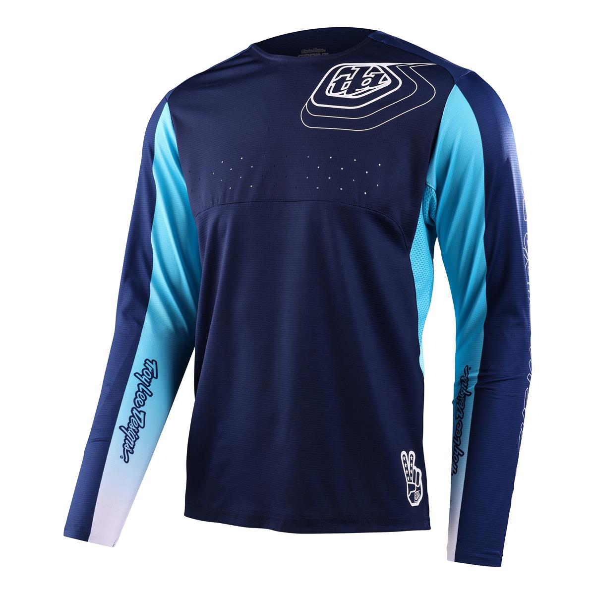 Troy Lee Designs Maillot VTT manches longues Sprint Richter - Navy