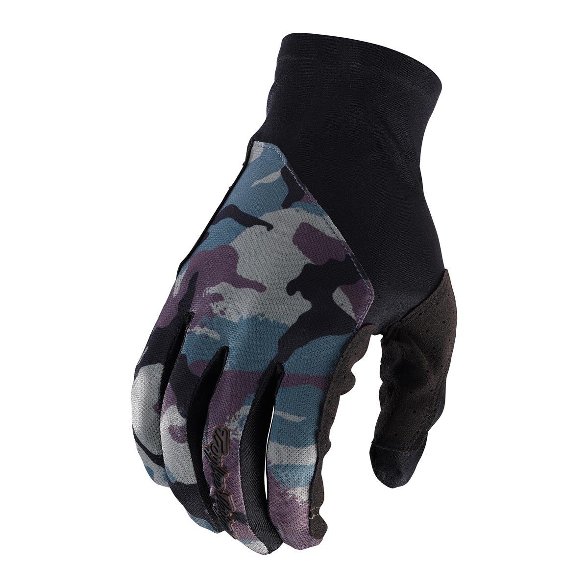 Troy Lee Designs Gloves Flowline Camo - Army Green