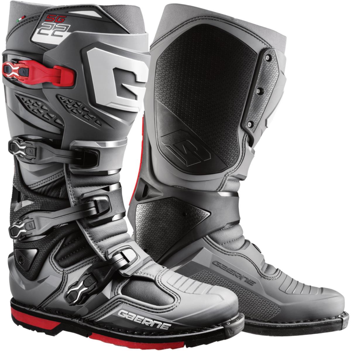 Gaerne MX Boots SG 22 Anthracite/Black/Red