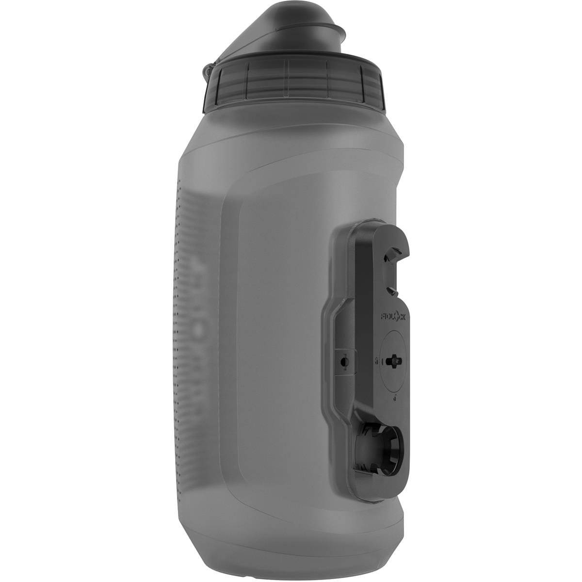 Fidlock Trinkflasche mit Connector Twist Transparent Schwarz, 750 ml