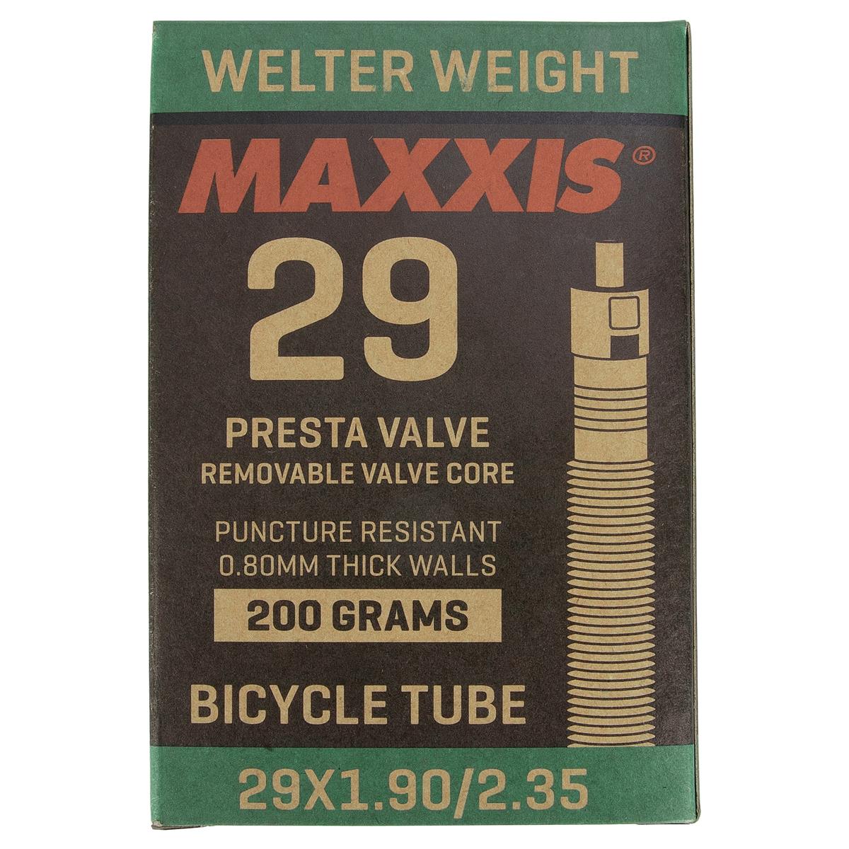 Maxxis MTB-Schlauch WelterWeight 29 x 1.90 - 2.40 Zoll, SV 36mm, Wandstärke 0,8 mm
