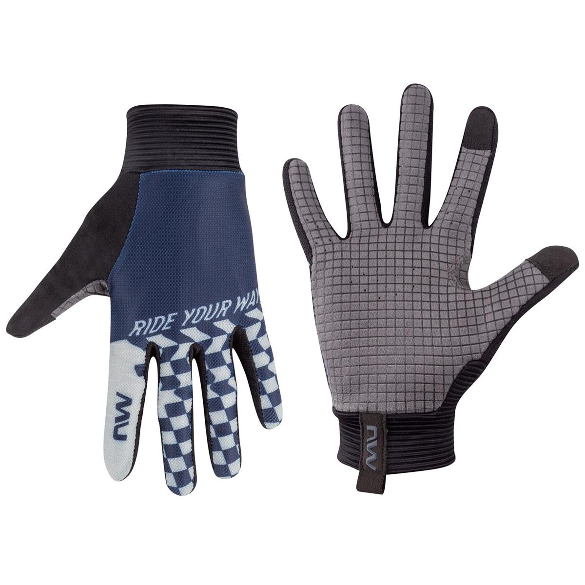 Northwave MTB Gloves Air LF Deep Blue/Light Gray