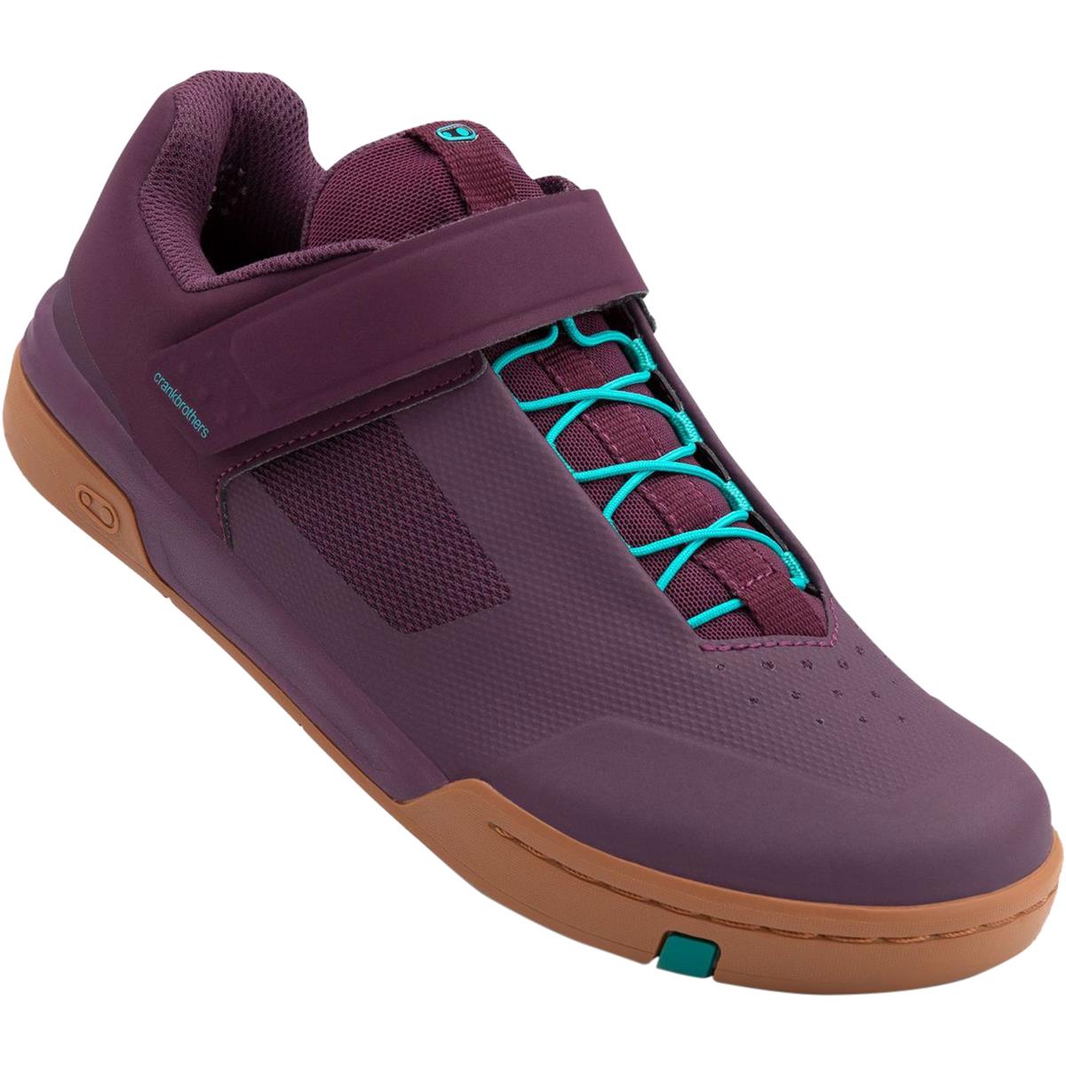 Crankbrothers Chaussures VTT Stamp Speedlace Purple Haze/Teal Blue/Gum