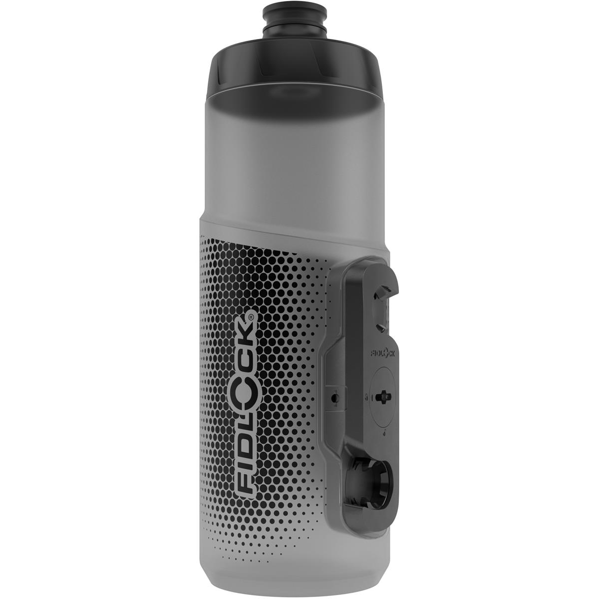Fidlock Water Bottle with Connector Twist Transparent Black, 600 ml