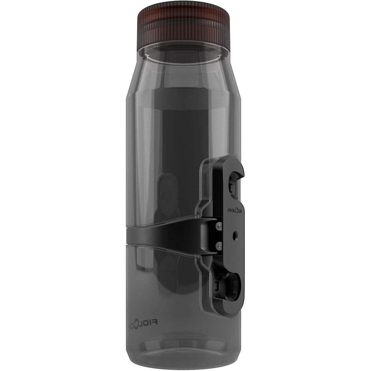Fidlock Trinkflasche mit Connector Twist Transparent / Schwarz, 700 ml