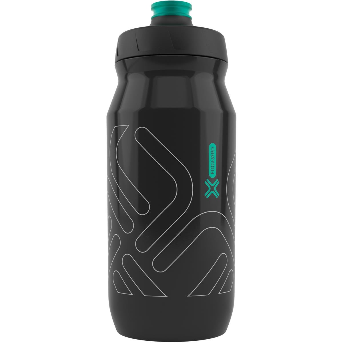 Fidlock Water Bottle Fidguard Transparent Black / Light Gray outline, 600 ml
