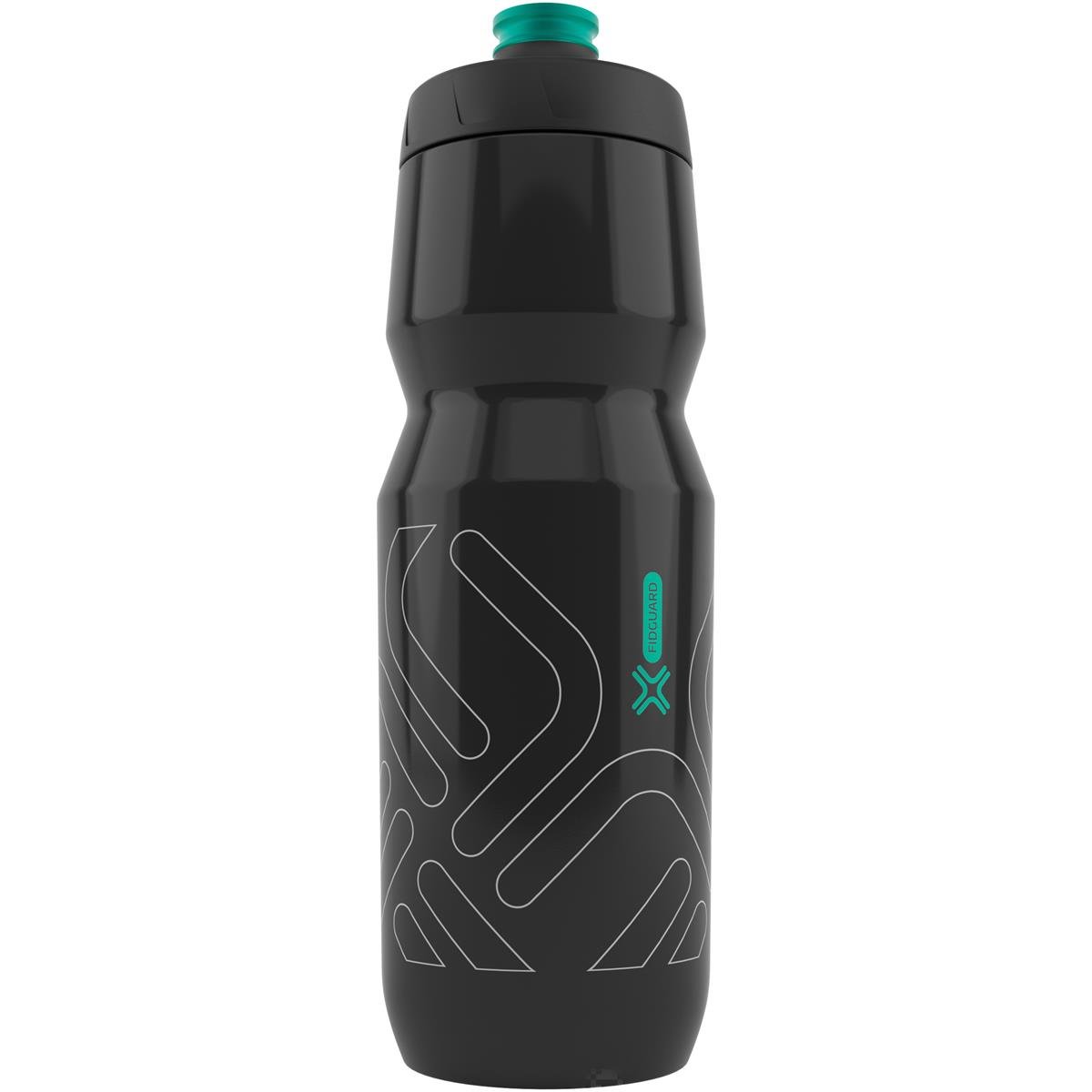 Fidlock Water Bottle Fidguard Transparent Black / Light Gray outline, 750 ml
