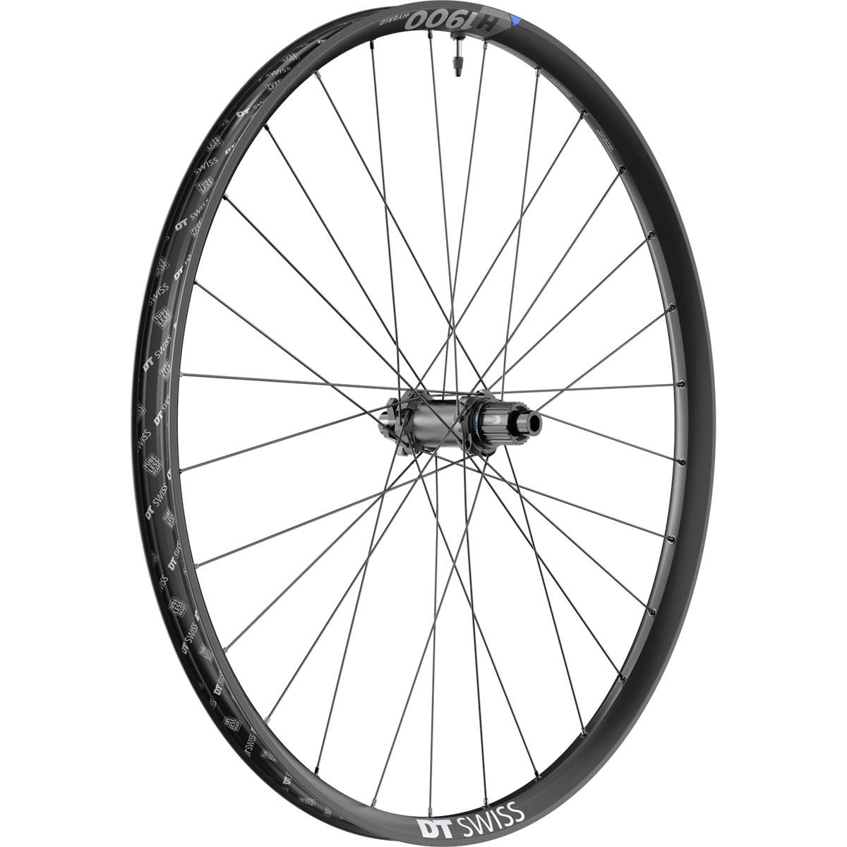 DT Swiss Wheel H 1900 Spline Rear, 29 inch, aluminum, 12x148 mm TA Boost, IS 6-Bolt, Shim 12, 35 mm
