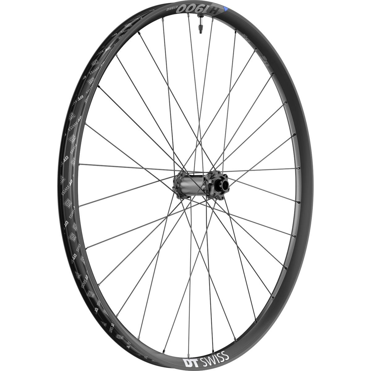 DT Swiss Wheel H 1900 Spline Front, 27.5 inch, aluminum, 15x110 mm TA Boost, IS 6-Bolt, 35 mm