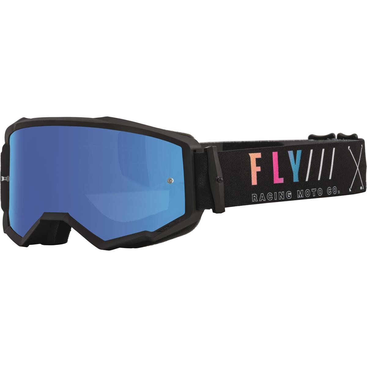 Fly Racing Goggle Zone SE Avenger - Black/Sunset, Mirror Lens
