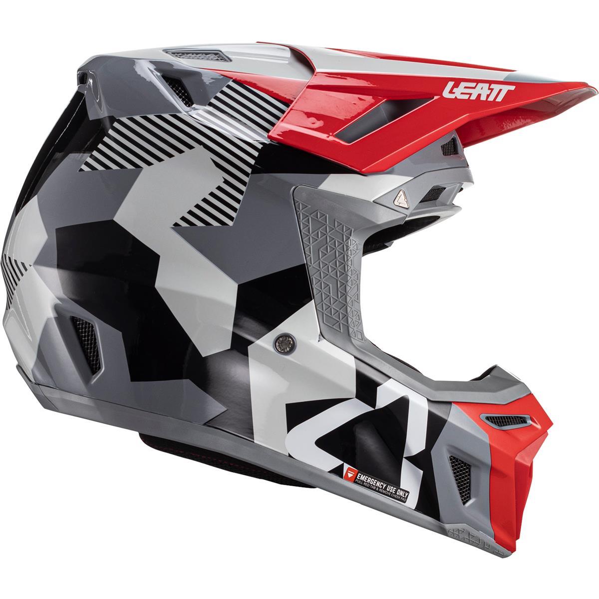 Casco Motocross LEATT - Kit Moto 8.5 V22- Incluye Antiparra - Global Parts