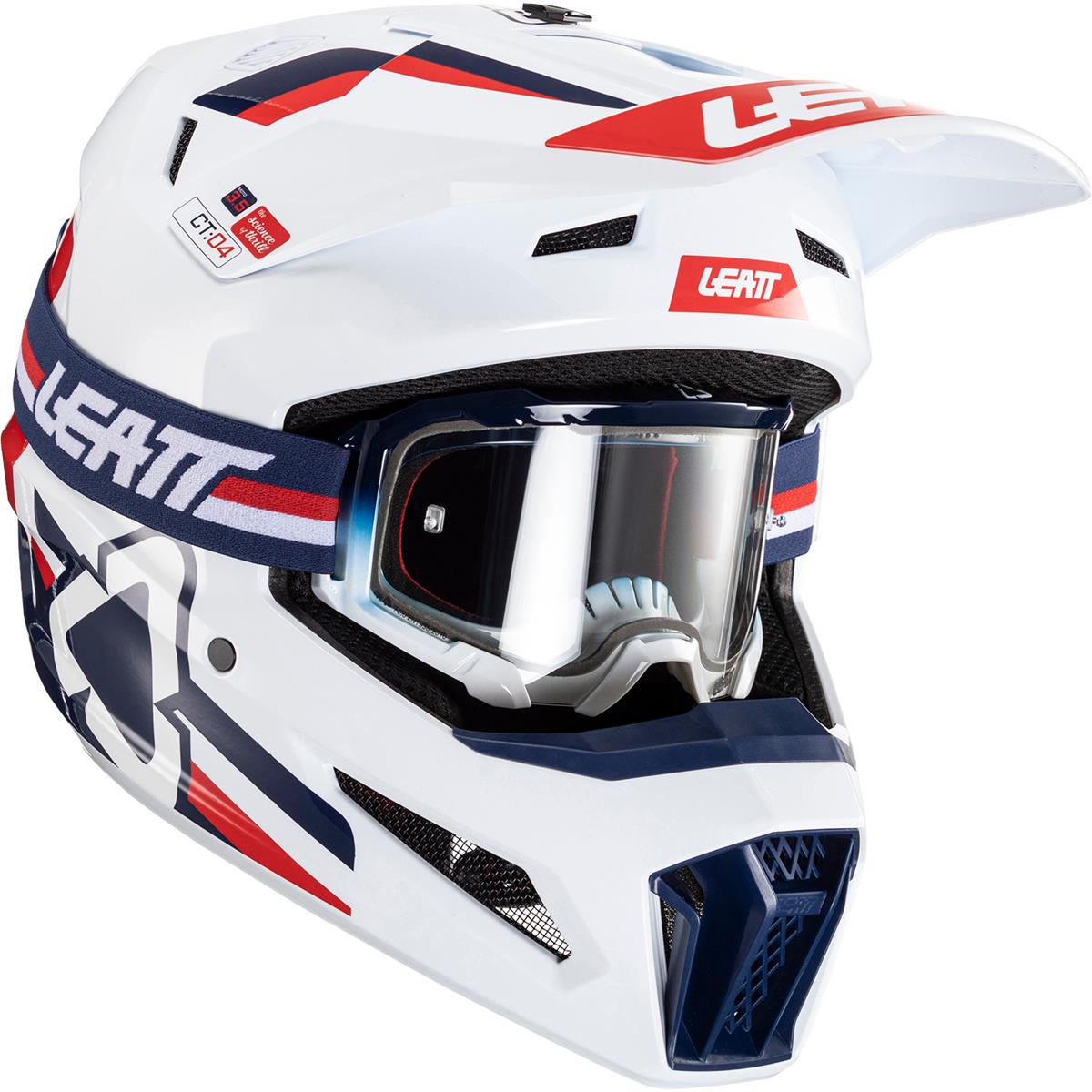 Leatt MX Helmet Kit with Goggles Moto 3.5 V24 Royal