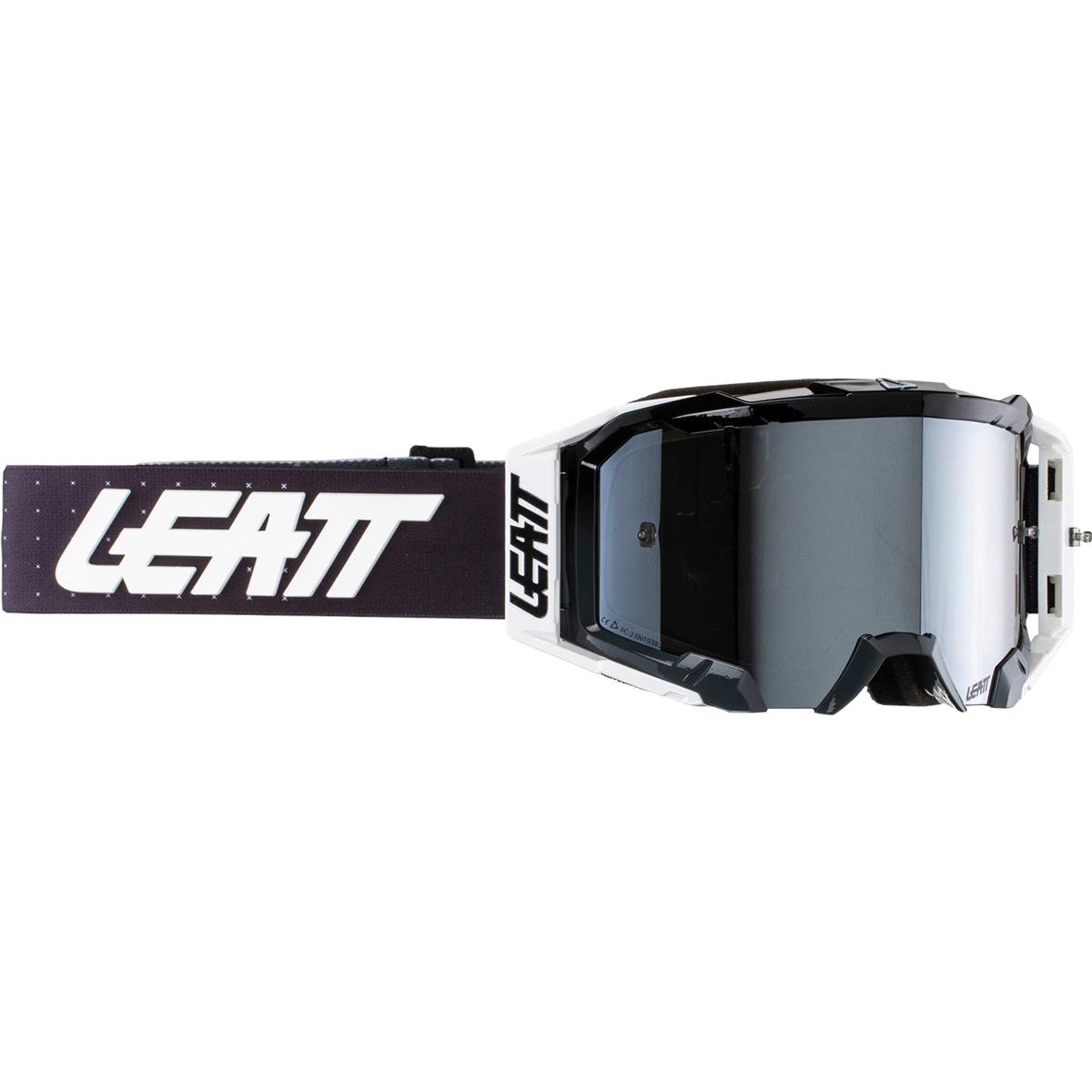 Leatt Crossbrille Velocity 5.5 IRIZ Graphite/Platinum