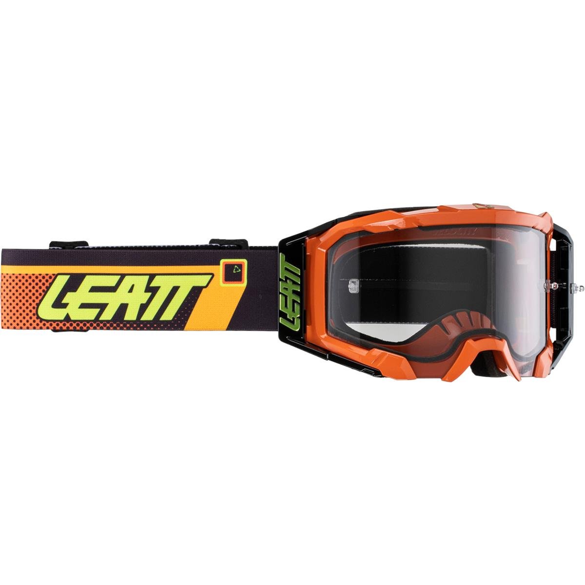 Leatt Goggle Velocity 5.5 Citrus/Light Gray