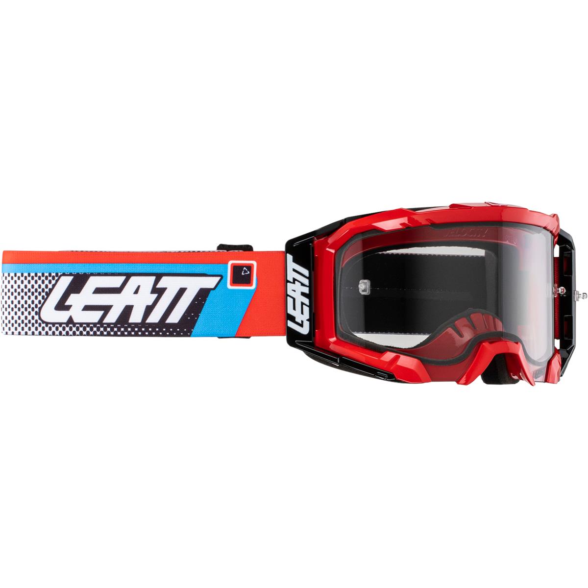 Leatt Goggle Velocity 5.5 Red/Light Gray
