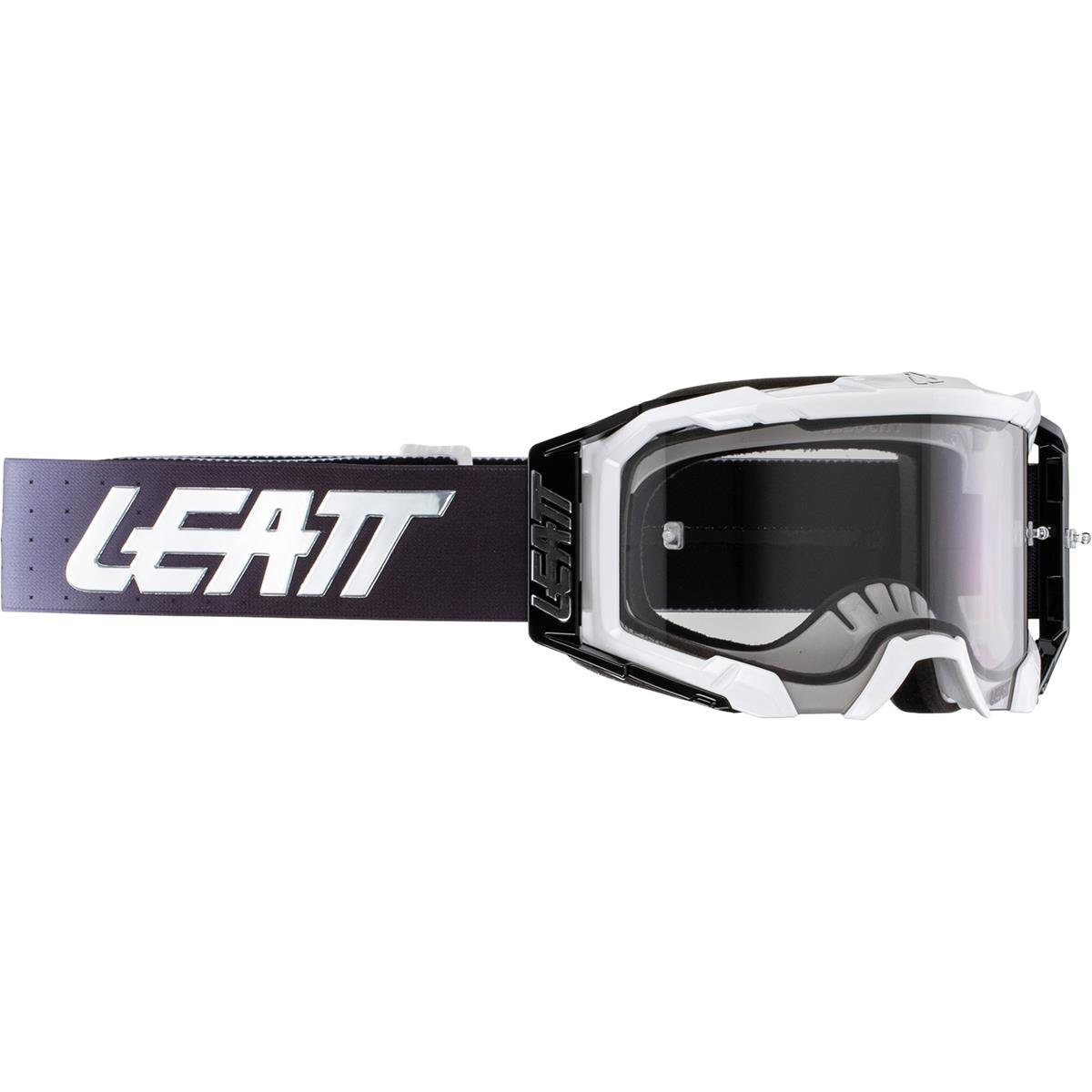 Leatt Goggle Velocity 5.5 White/Light Gray