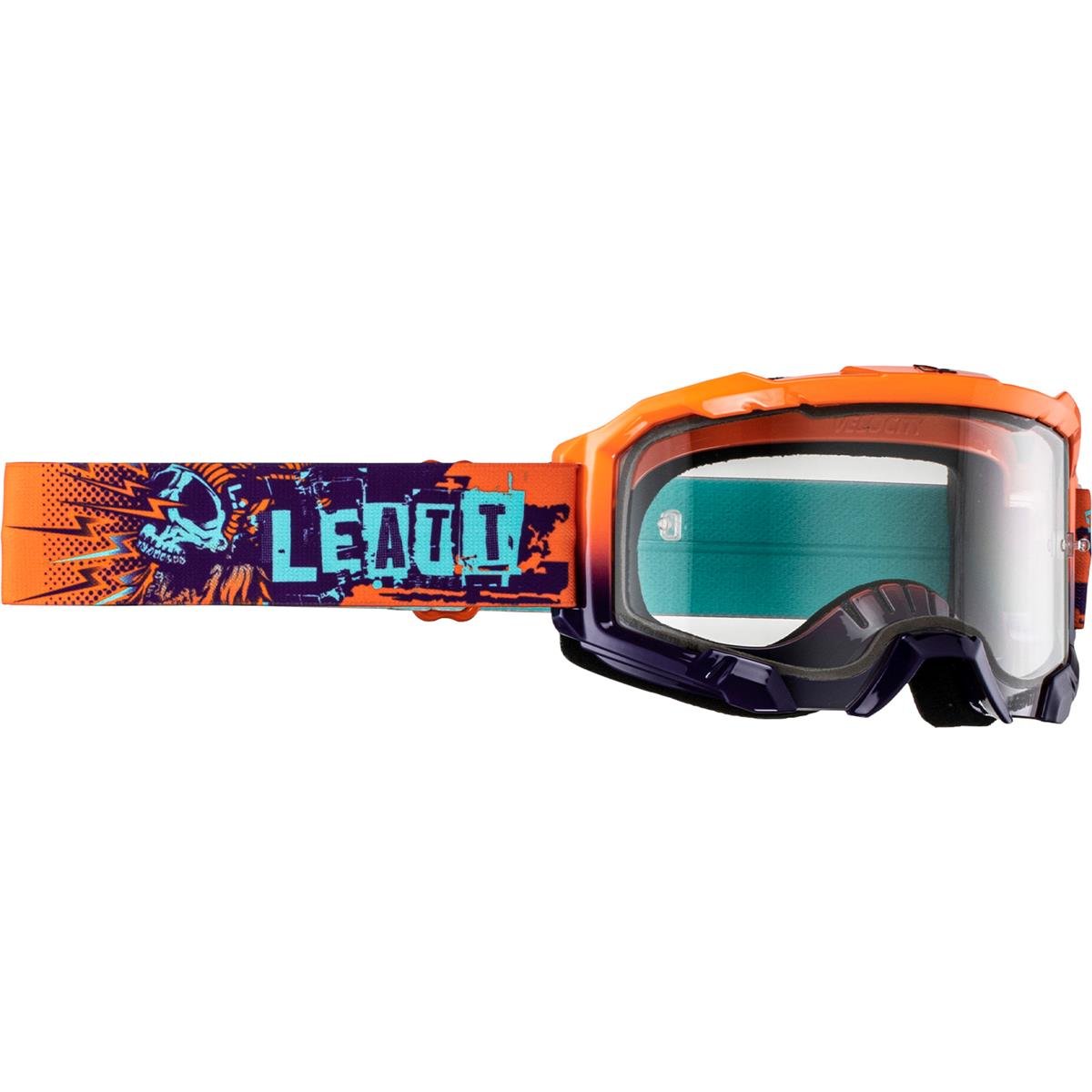 Leatt Crossbrille Velocity 4.5 Orange/Clear