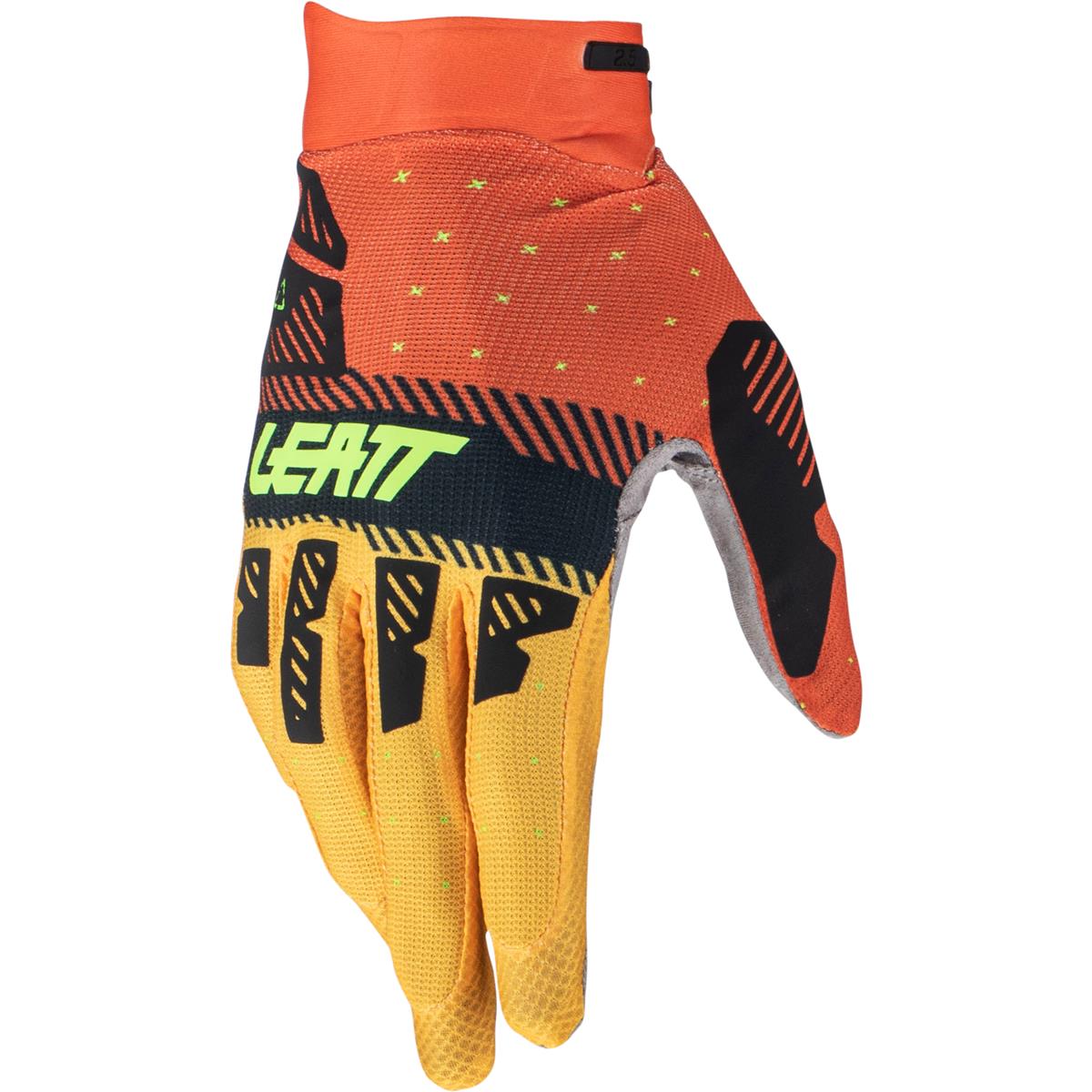 Leatt Handschuhe Moto 2.5 X-Flow Orange/Gelb/Schwarz