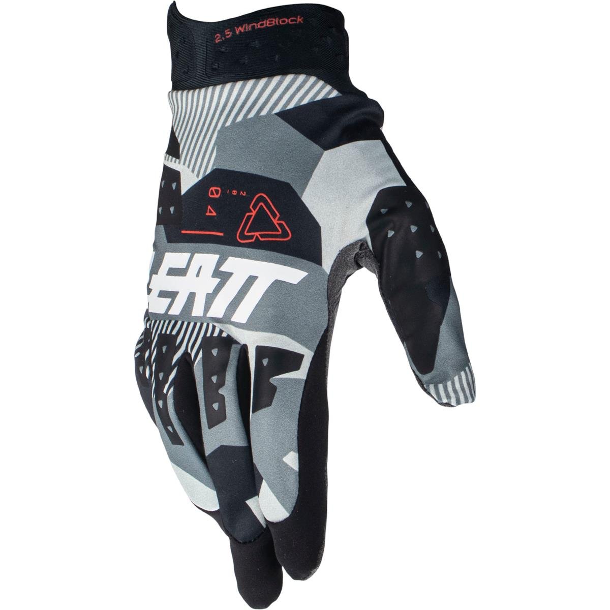 Leatt Gloves Moto 2.5 Windblock Grey/Black/White