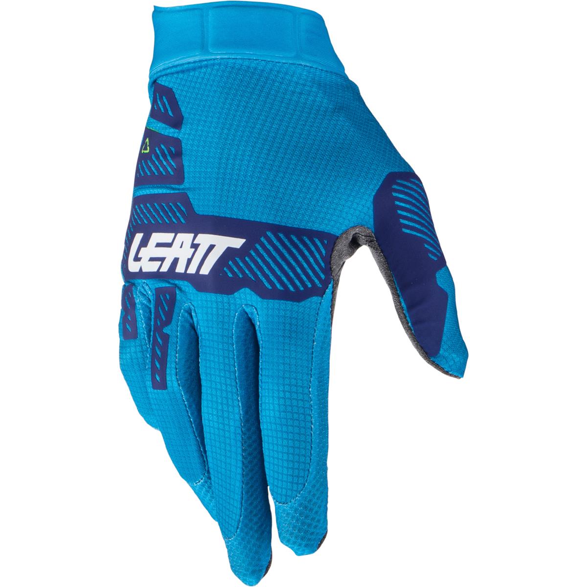 Leatt Handschuhe Moto 1.5 GripR Hellblau/Dunkelblau/Weiß