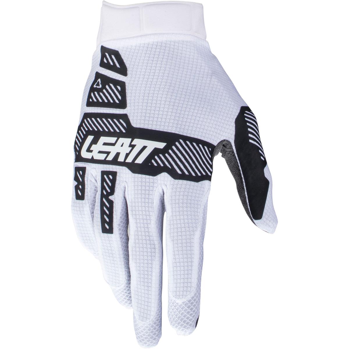 Leatt Handschuhe Moto 1.5 GripR Weiß/Schwarz