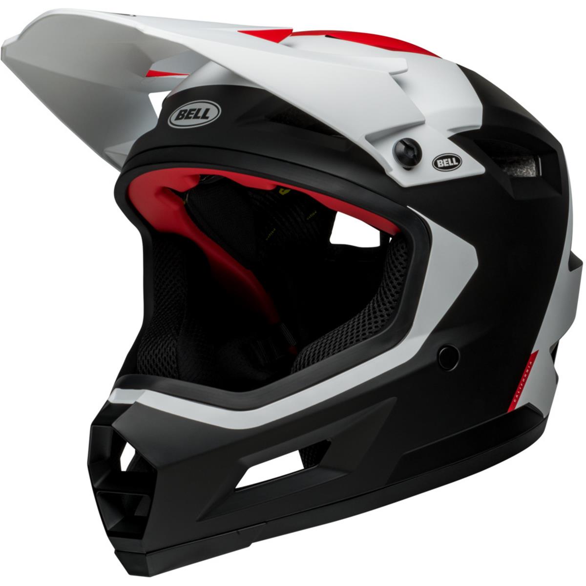 Bell Downhill MTB Helmet Sanction 2 DLX MIPS Deft Matte Black/White
