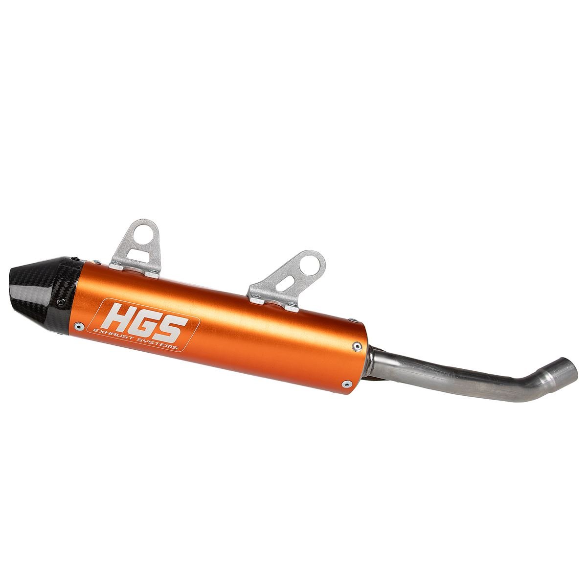 HGS Silenziatore  KTM SX 125 23-, Orange/Carbonio