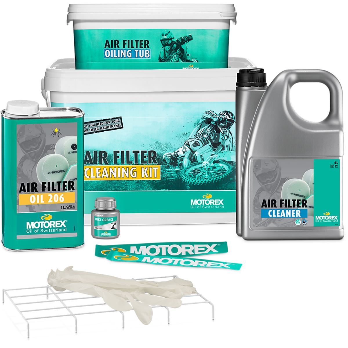 Motorex Air Filter Cleaner Set  7 pieces