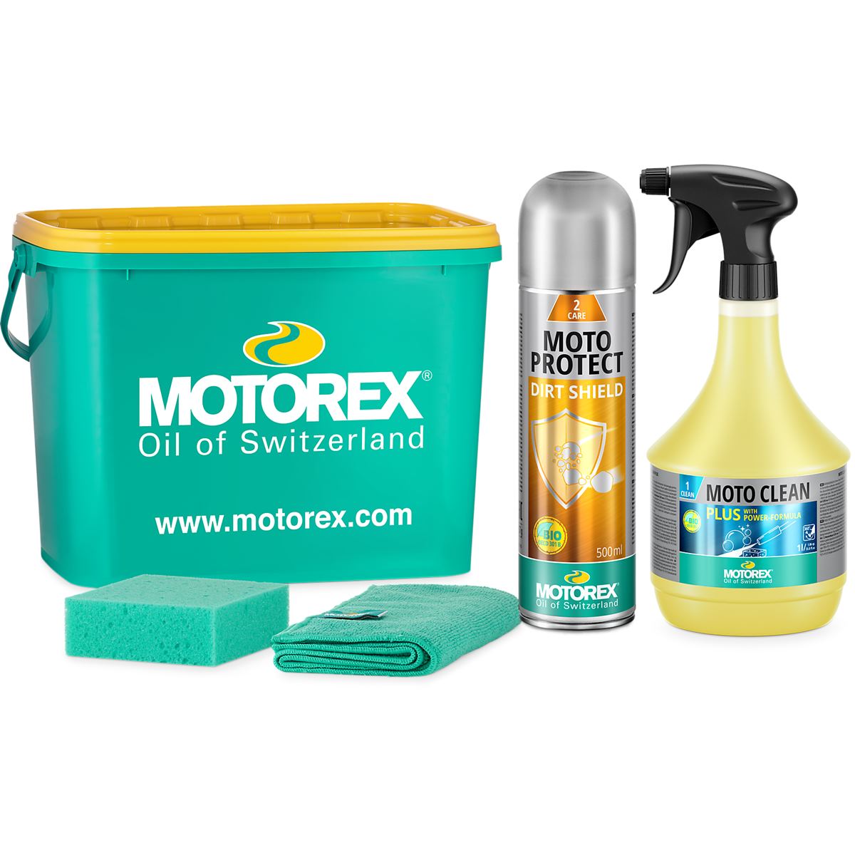 Motorex Motorrad-Reiniger Kit 5 teilig