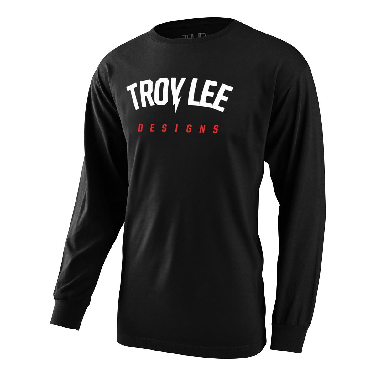 Troy Lee Designs T-Shirt manica lunga Bolt Nero