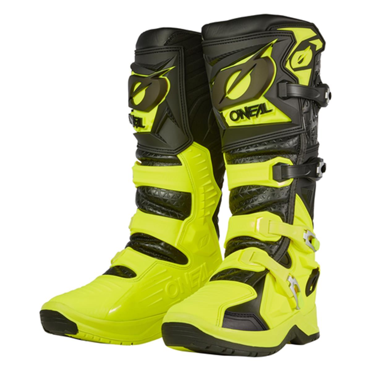 O'Neal MX Boots RMX Pro V.24 - Black/Neon Yellow