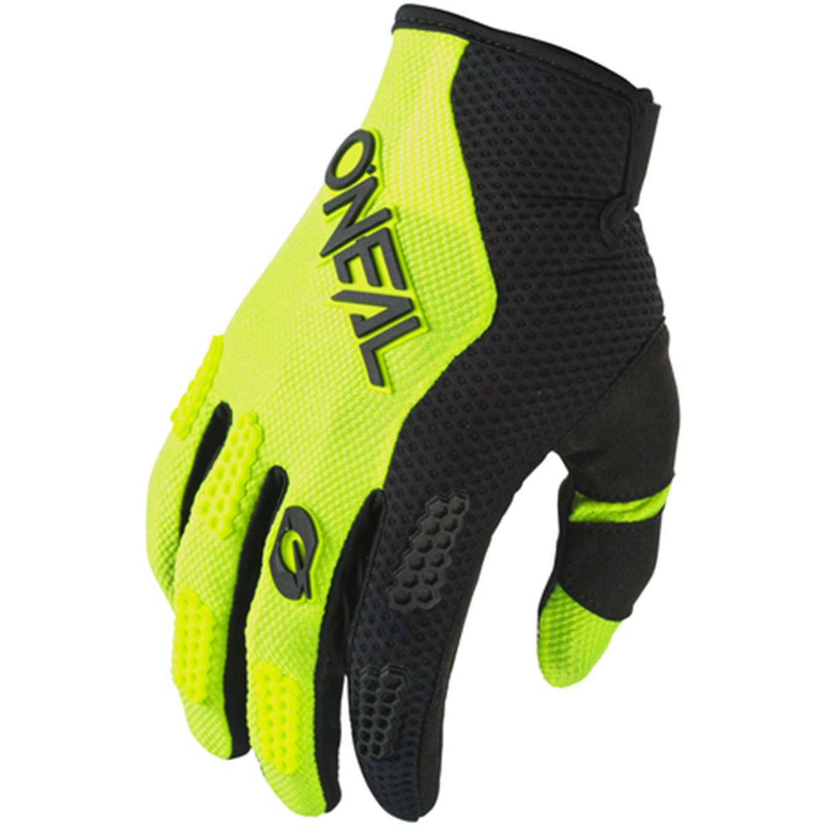 O'Neal Handschuhe Element Racewear V.24 - Schwarz/Neon Gelb