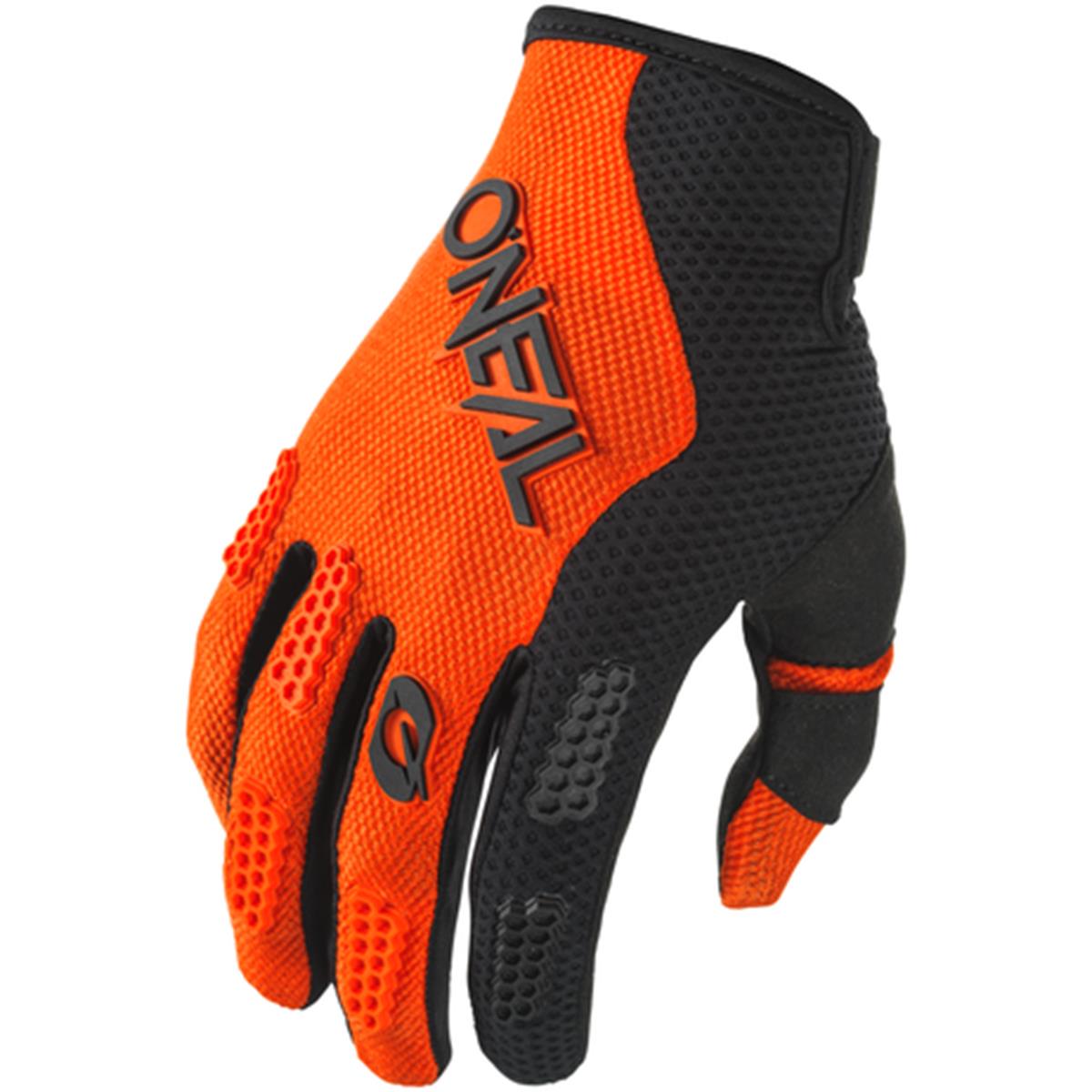 O'Neal Bimbo Guanti Element Racewear V.24 - Nero/Arancione