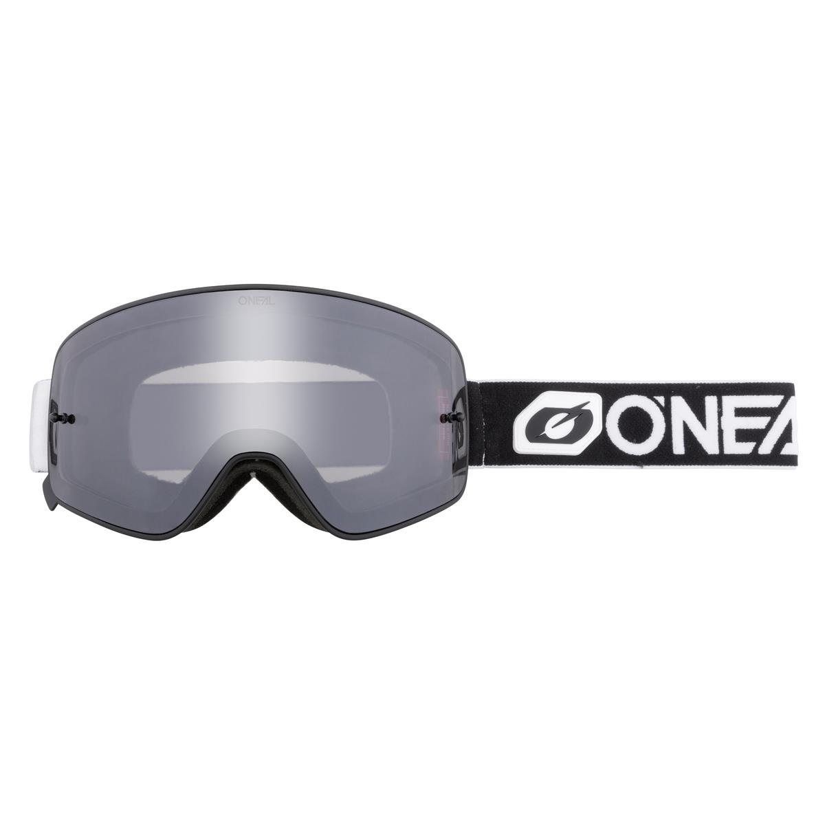 O'Neal MX Goggle B50 Force Black - Mirror Silver