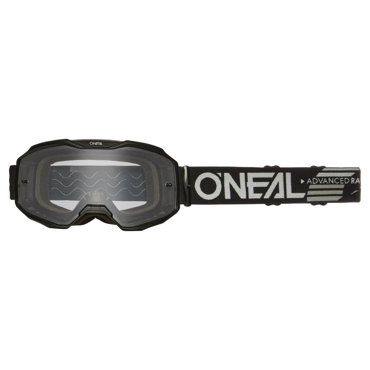 O'Neal Crossbrille B10 Solid Schwarz - Klar