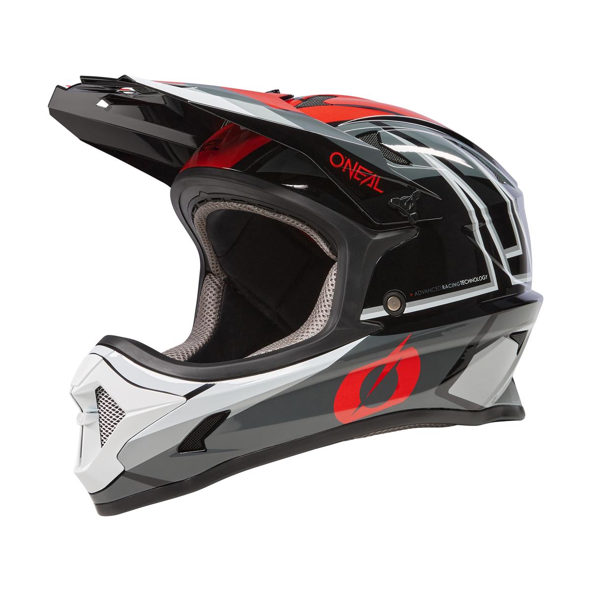 O'Neal Kids Downhill MTB-Helmet Sonus Split V.24 - Black/Red/Gray