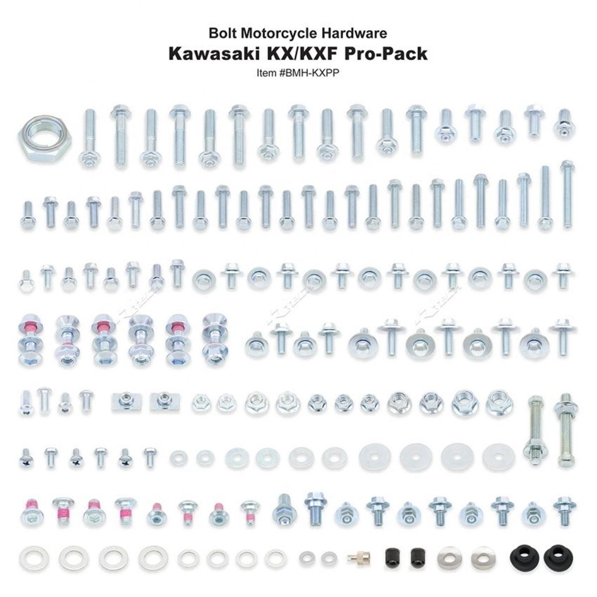 Bolt Kit de Boulons Pro-Pack Kawasaki KX 03-, KX-F 04-