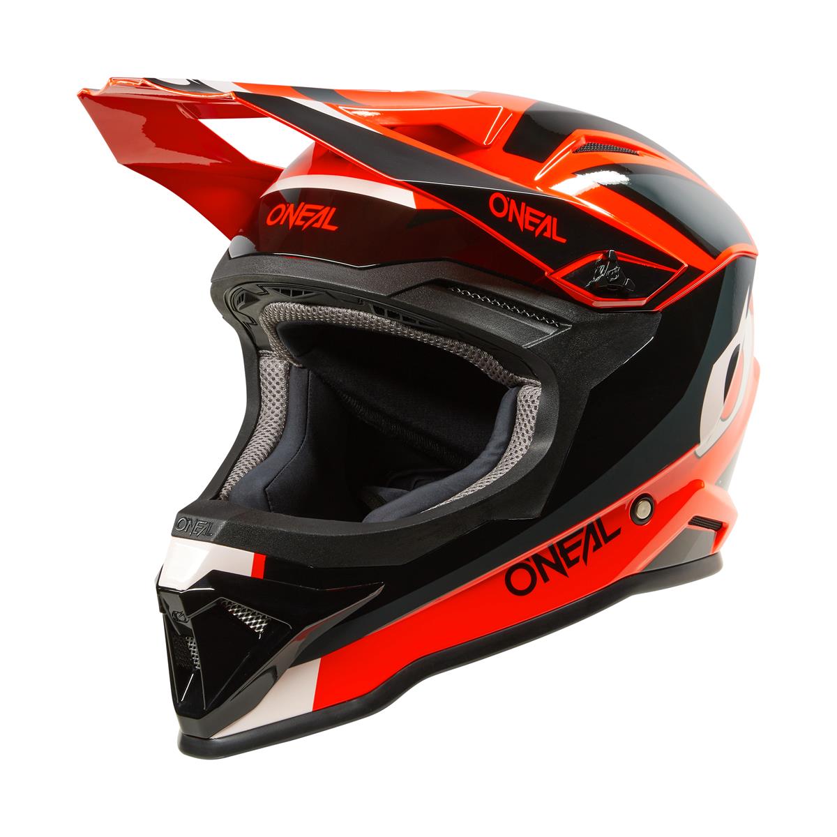 O'Neal Kids Motocross-Helm 1SRS Youth Stream V.24 - Schwarz/Rot