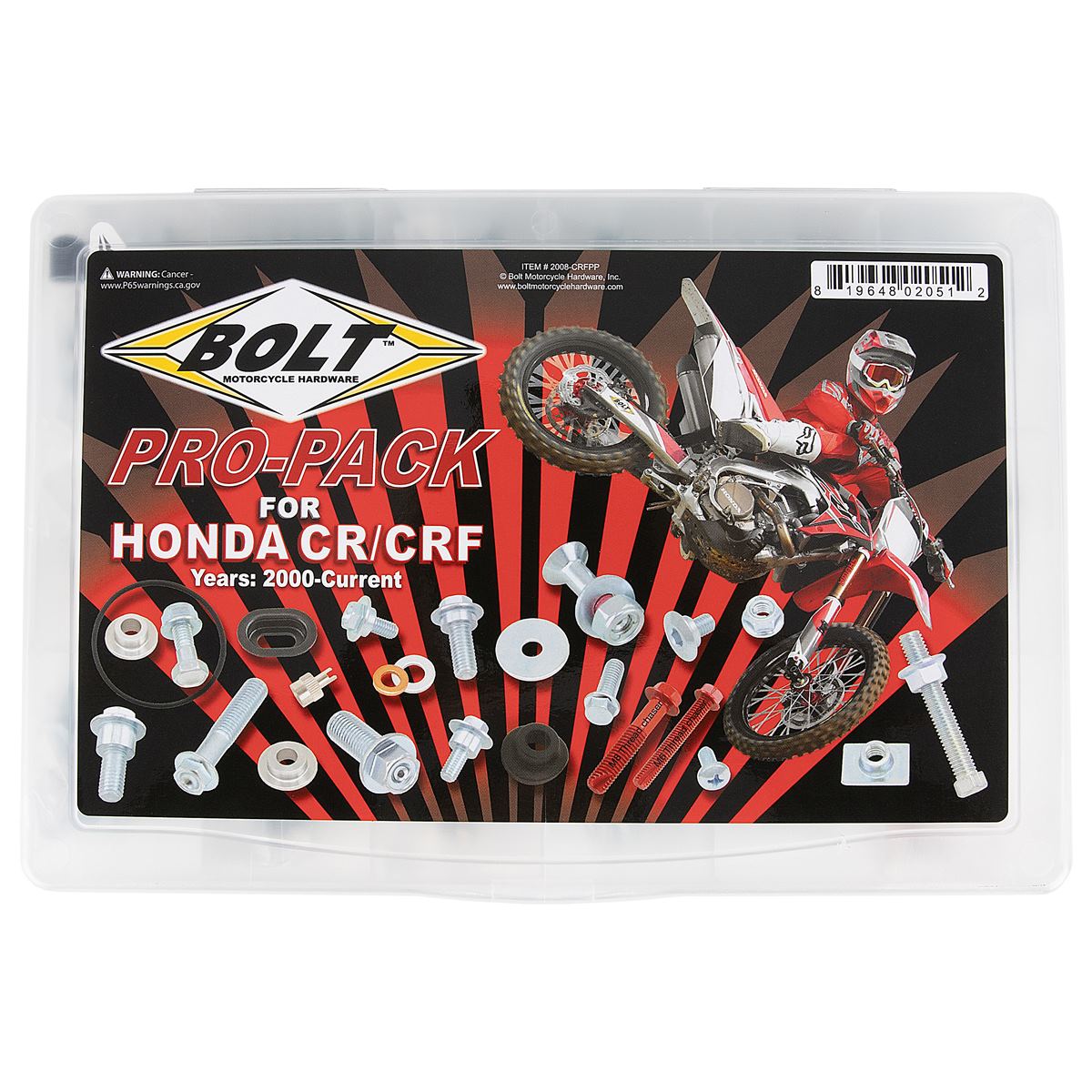Bolt Kit de Boulons Pro-Pack Honda CRF 250/450 02-