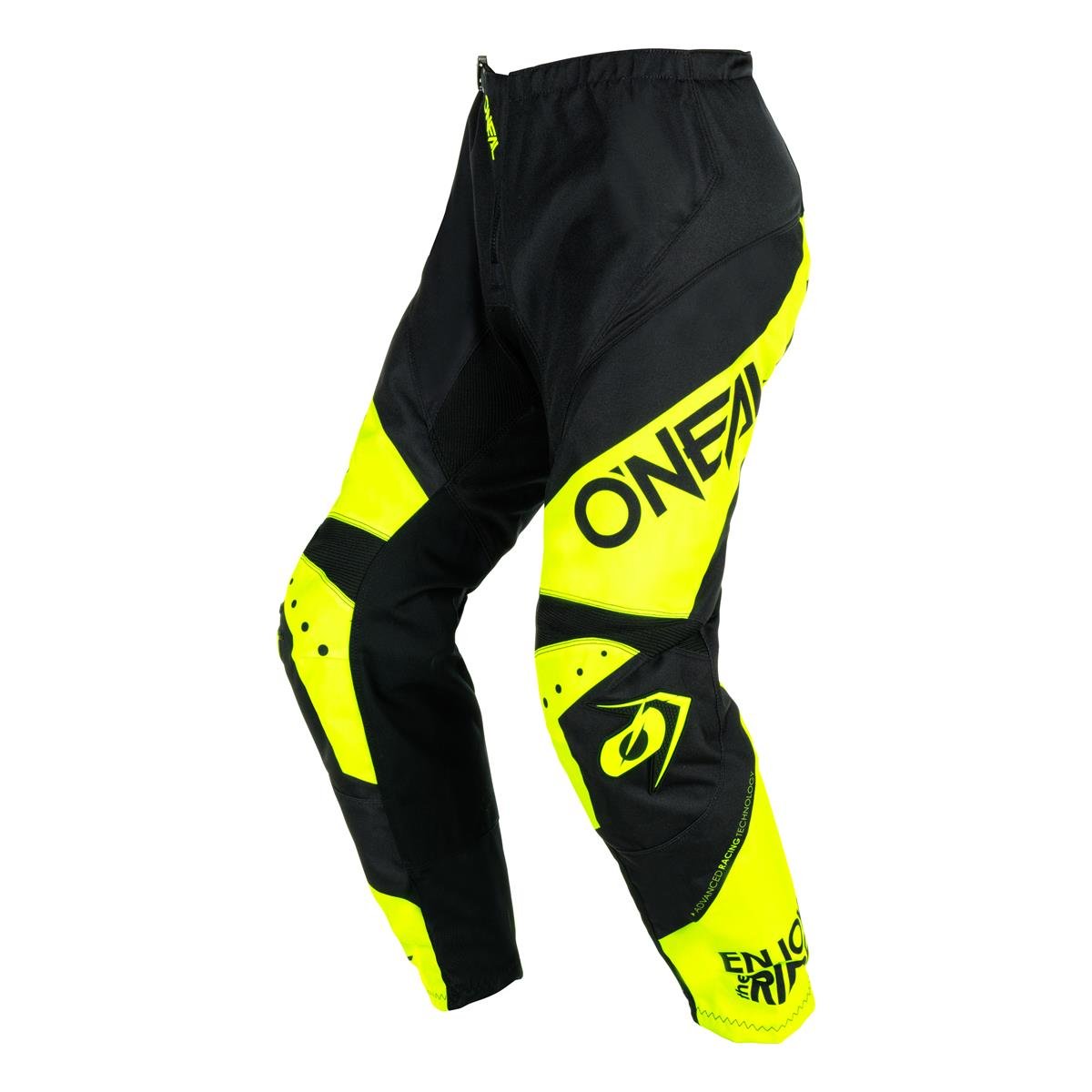 O'Neal Pantaloni MX Element Racewear V.24 - Nero/Giallo Fluo