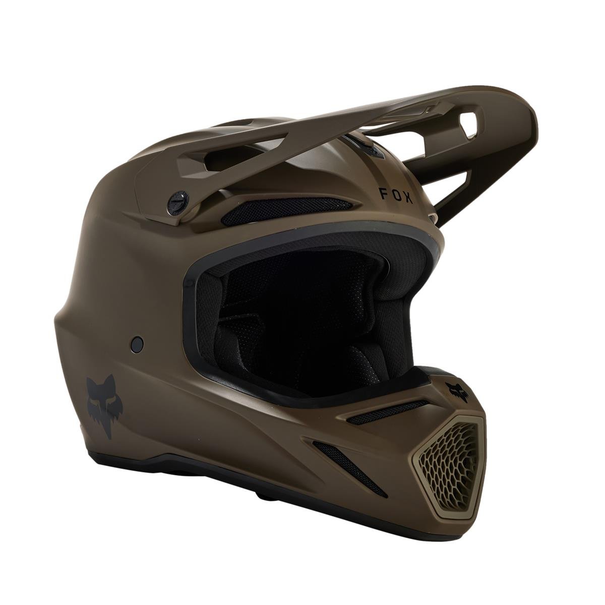 Fox Motocross-Helm V3 Solid - Dirt