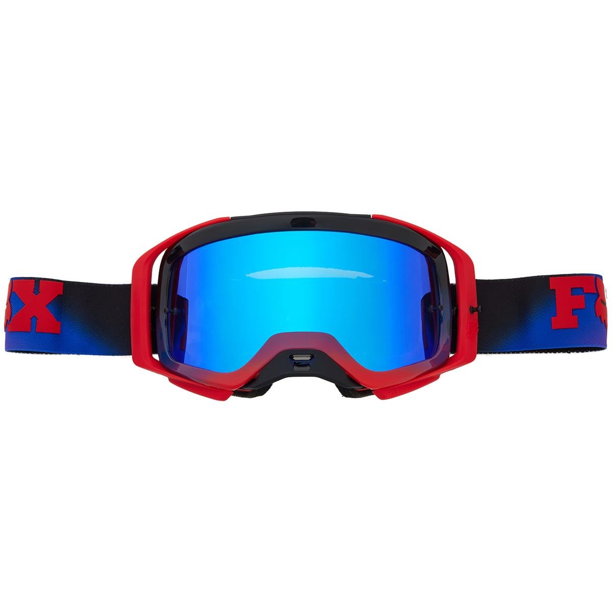 Fox Goggle Airspace Streak - Spark - Flo Red, Mirrored