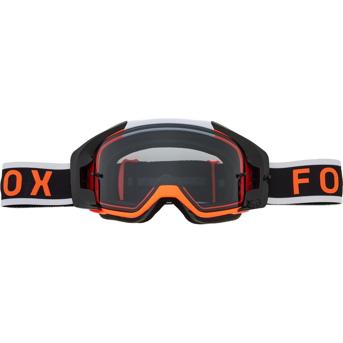 Fox Maschera Vue Magnetic - Smoke - Flo Orange, Non-Mirrored