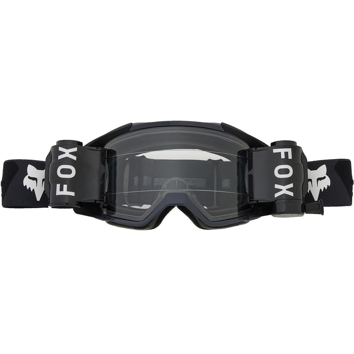 Fox Goggle incl. Roll-off System Vue Roll-Off Black, Non-Mirrored