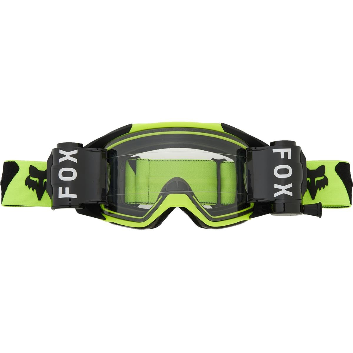 Fox Goggle incl. Roll-off System Vue Roll-Off Black/Yellow, Non-Mirrored