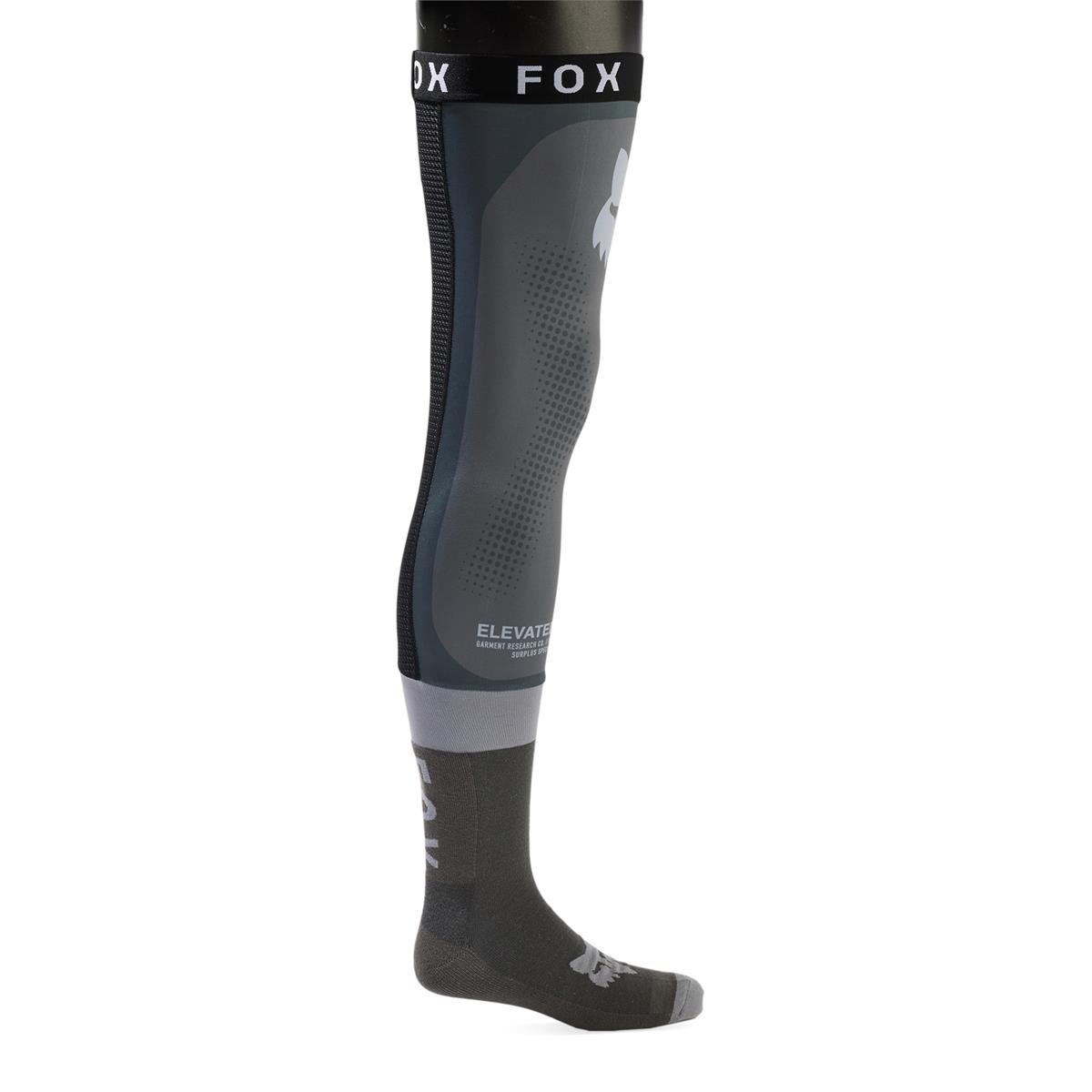 Fox MX Socken Flexair Knee Brace Grau
