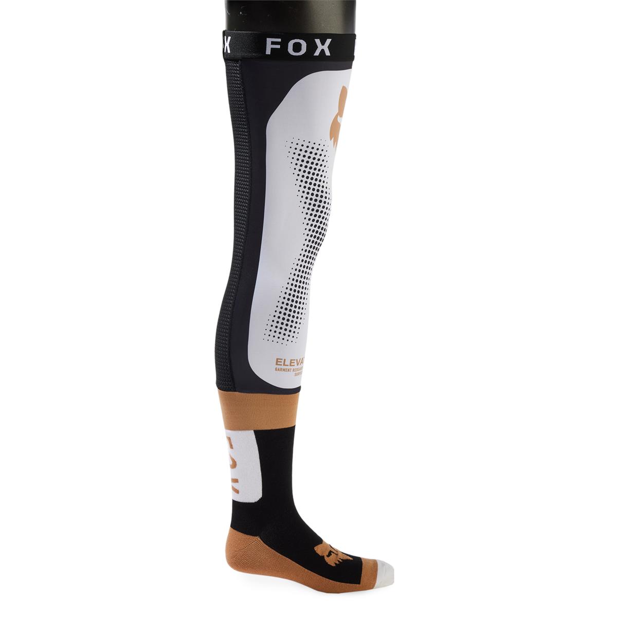 Fox MX Socken Flexair Knee Brace Schwarz/Weiß