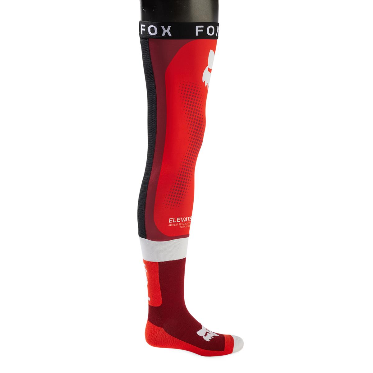 Fox MX Socks Flexair Knee Brace Flo Red