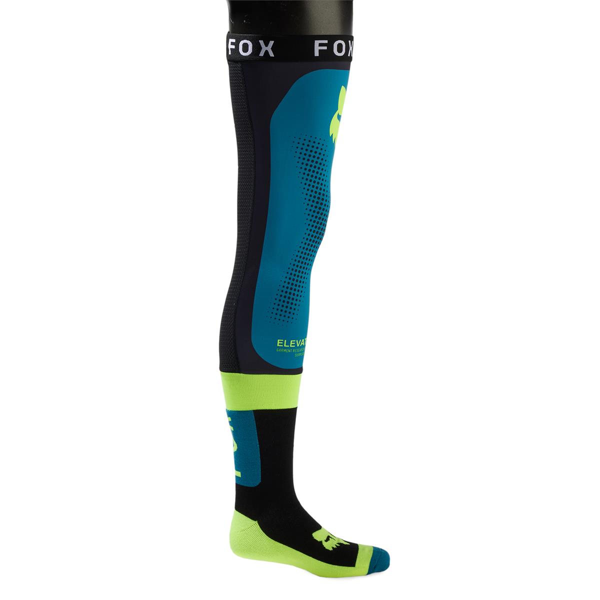 Fox MX Socken Flexair Knee Brace Maui Blau